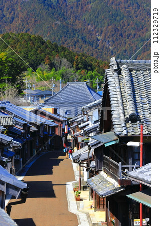 【三重県】晴天の関町関宿伝統的建造物群 112329719