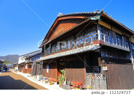 【三重県】晴天の関町関宿伝統的建造物群 112329727