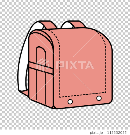 Red school bag 112332035