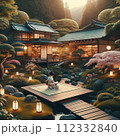 光降る金沢ひがし茶屋街 112332840