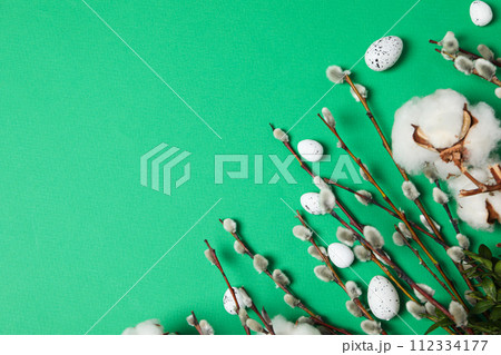 Spring holiday - Easter, concept of Easter with willow 112334177