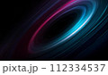 エネルギーとスピード感のあるカラフルな光線の背景 112334537