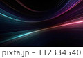 エネルギーとスピード感のある紫色の光線の背景 112334540