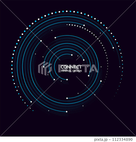 Abstract network connection icon logo design. Vector Illustration Abstract network connection icon logo design. Vector Illustration 112334890