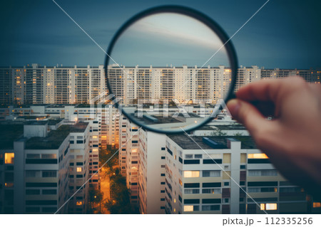 Searching apartment in residential building for purchase 112335256