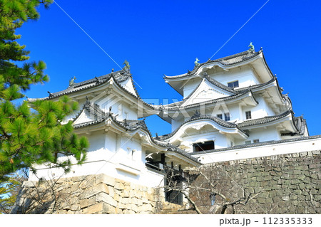 【三重県】快晴の伊賀上野城 【三重県】快晴の伊賀上野城 112335333