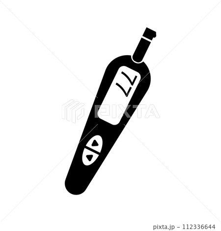 blood sugar meter icon vector 112336644