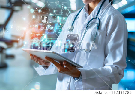 Medical AI technology, online health, global health network 112336789