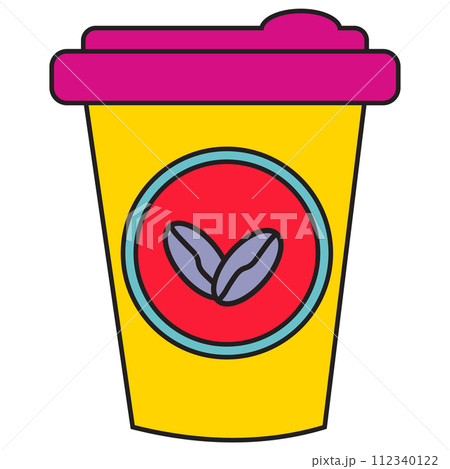 Retro Coffee Cup Retro Coffee Cup 112340122