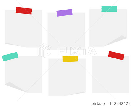マスキングテープとメモ6種セット レトロ マスキングテープとメモ6種セット レトロ 112342425