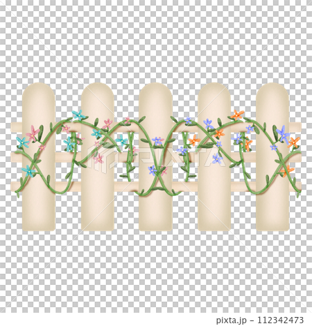 Cream Fence 112342473