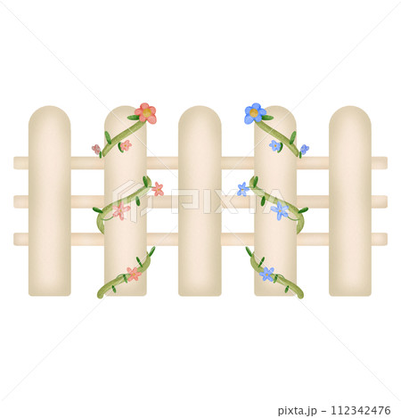 Cream Fence 112342476
