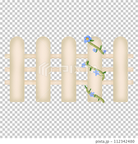 Cream Fence 112342480
