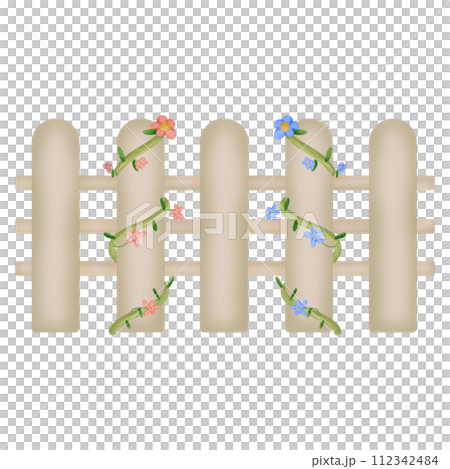 Light Brown Fence 112342484