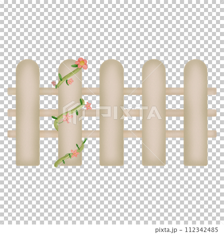 Light Brown Fence 112342485