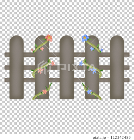 Brown Fence 112342489