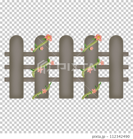 Brown Fence 112342490