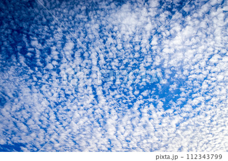 青空に広がる雲 112343799