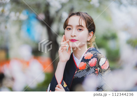 着物 袴　桜　　 112344236