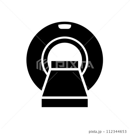 MRIのシンプルな医療アイコン 112344653