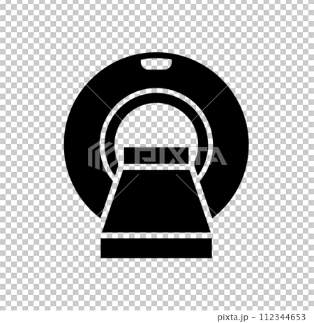 MRIのシンプルな医療アイコン 112344653