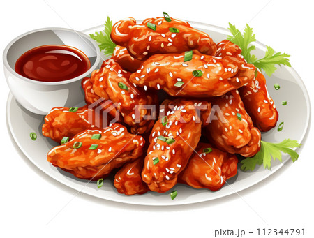 fried chicken fried chicken 112344791