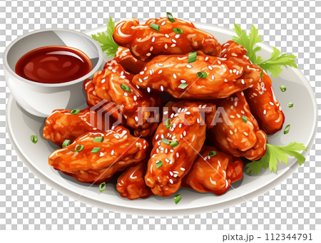 fried chicken fried chicken 112344791