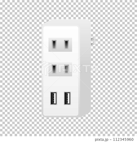 White power adapter _2 outlets & USB type A 2.0 2 ports White power adapter _2 outlets & USB type A 2.0 2 ports 112345960