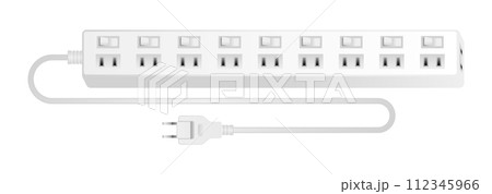 白い電源アダプタ _10口差込口 白い電源アダプタ _10口差込口 112345966