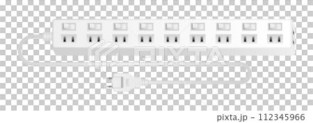 白い電源アダプタ _10口差込口 白い電源アダプタ _10口差込口 112345966