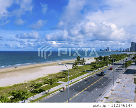 ベトナム・ダナン 青い海の広がるミーケービーチ / Da Nang, Vietnam 112346147