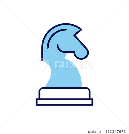 Horse Chess related vector icon 112347671