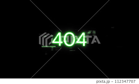 3D rendering error 404 text with screen effects of technological glitches 3D rendering error 404 text with screen effects of technological glitches 112347707