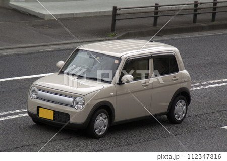 軽自動車　ラパン　道路走行 112347816