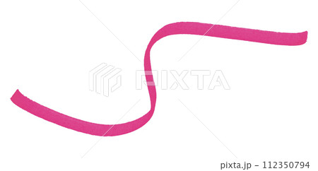 Pink stroke brush isolated on white background. Pink stroke brush isolated on white background. 112350794