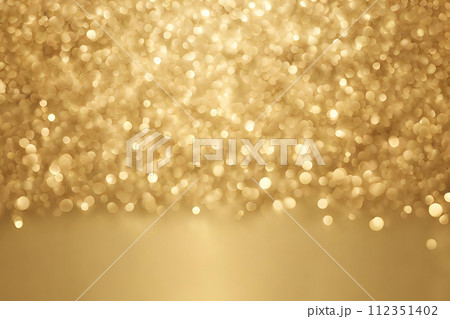 Abstract gradient smooth Blurred Bokeh Gold background image 112351402