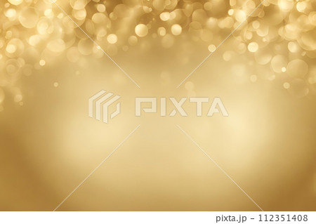 Abstract gradient smooth Blurred Bokeh Gold background image 112351408
