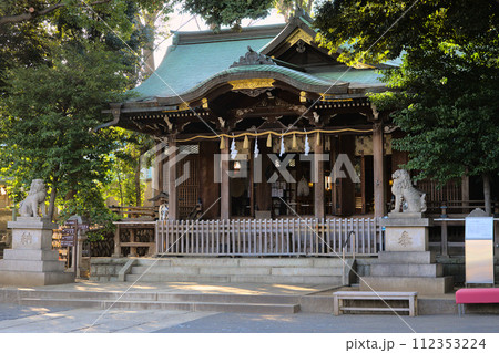 中目黒八幡神社 拝殿 東京都目黒区中目黒 中目黒八幡神社 拝殿 東京都目黒区中目黒 112353224