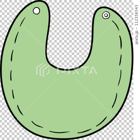 シンプルなグリーンのスタイのイラスト 112356543