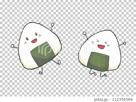 手描きイラスト　アナログ絵　金のぐるぐるおにぎり 手描きイラスト アナログ絵 金のぐるぐるおにぎり アナログイラスト