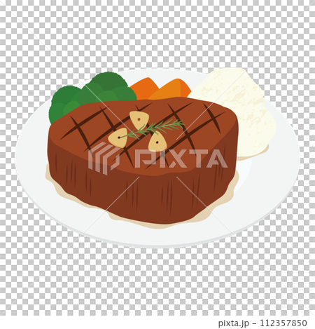 牛排的插圖 牛排的插圖 112357850