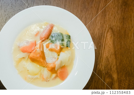 クリームシチュー｜真俯瞰 112358483