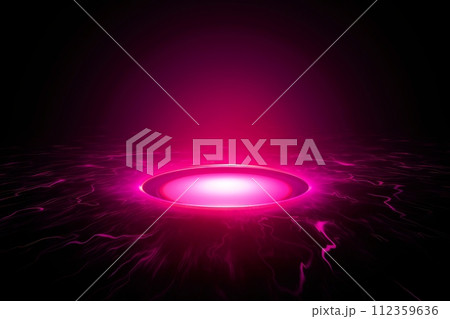 Abstract colorful galaxy wallpaper,black hole,abstract neon light, Generative AI 112359636