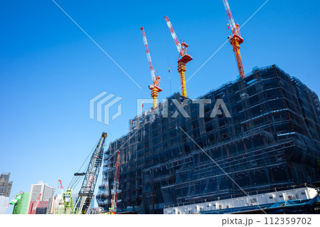 大規模建設現場 再開発が進む高輪周辺 2024.02 a-1 大規模建設現場 再開発が進む高輪周辺 2024.02 a-1 112359702