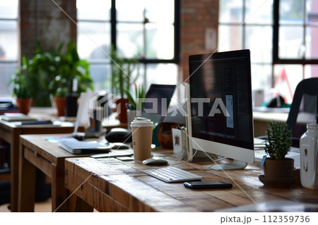 Business people working in office, Busy day in the office, Busy working day, office life 112359736