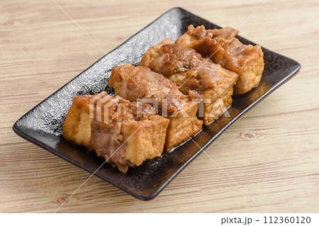 豚肉の厚揚げ巻き 豚肉の厚揚げ巻き 112360120