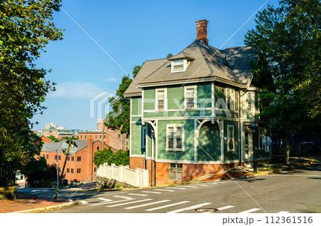 Historic Building on College Hill in Providence, Rhode Island, United States Historic Building on College Hill in Providence, Rhode Island, United States 112361516