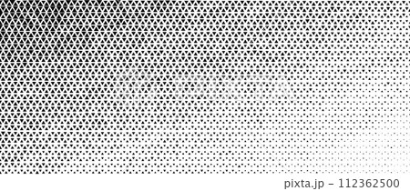 Hexagon halftone fading gradient texture....のイラスト素材 [112362500] - PIXTA