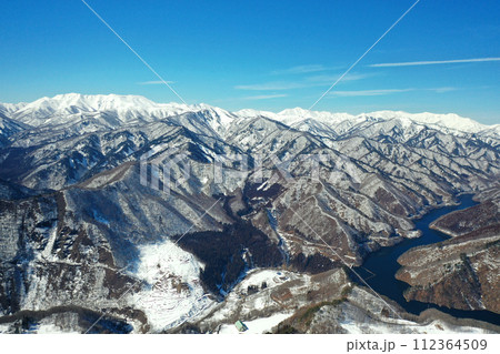 水上温泉上空からの空撮 水上温泉上空からの空撮 112364509