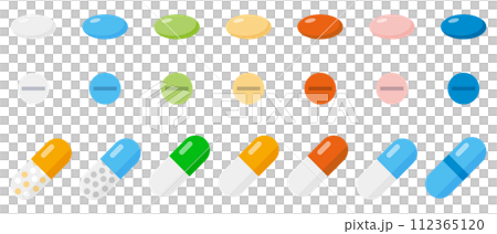 Medicine illustration set 112365120